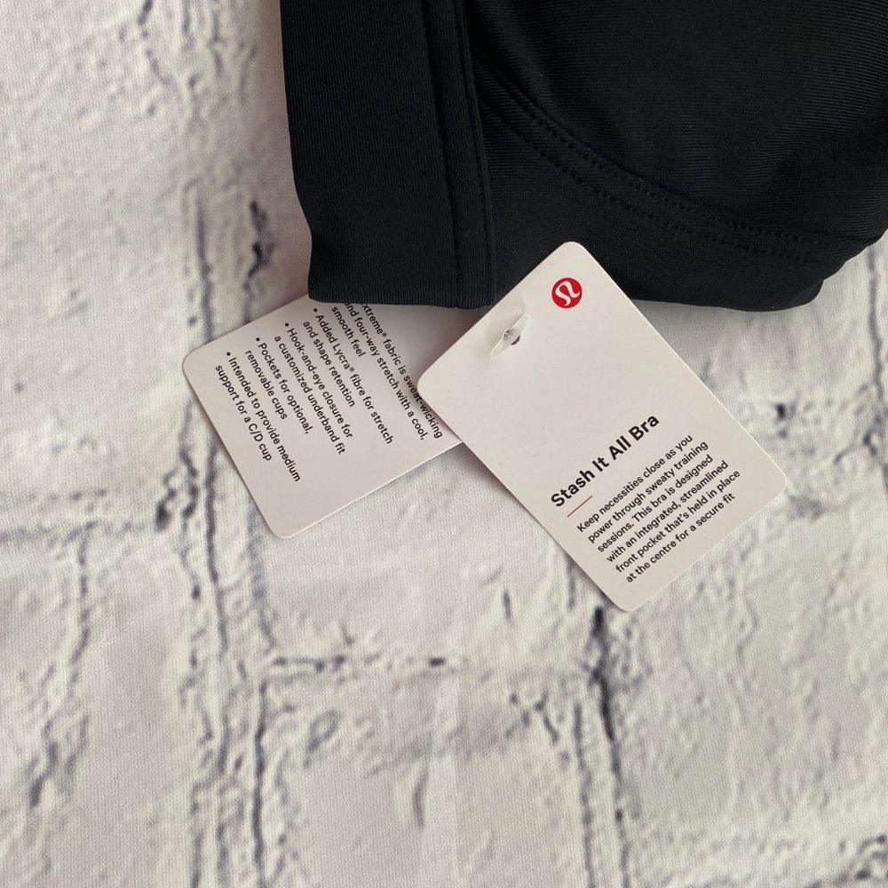 Lululemon Stash It All Bra - Black - Picture 5 of 7